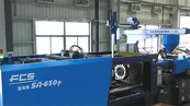 Máquina de moldeo por inyección de cubeta